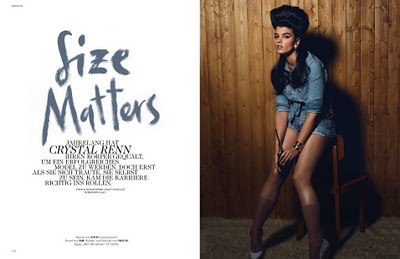 Crystal Renn by Armin Morbach for TUSH