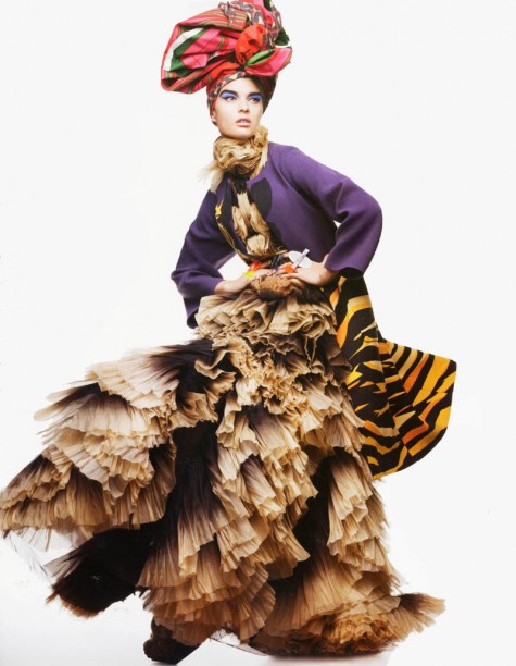 Crystal Renn for Vogue Nippon