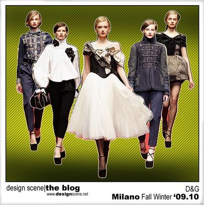 Milano: D&G Womenswear FW 2009.10.