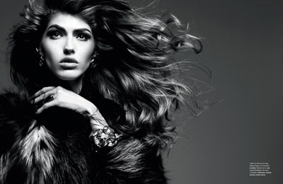 Dafne Cejas by Greg Kadel for Numéro