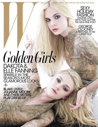 Dakota & Elle Fanning for W Magazine