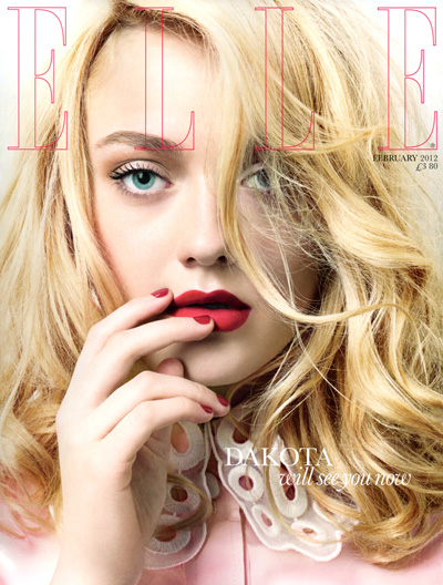 Dakota Fanning for Elle UK February 2012