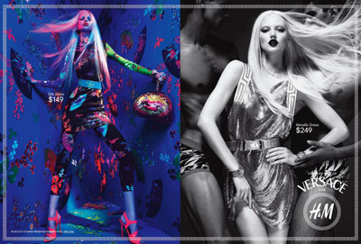 More of Daphne & Lindsey for Versace H&M Collection