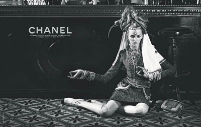 Daria Strokous for Chanel Paris-Bombay