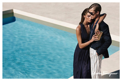 Daria Werbowy & Clement Chabernaud for Salvatore Ferragamo Spring 2011