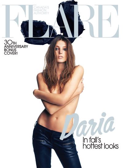 Daria Werbowy for FLARE Canada