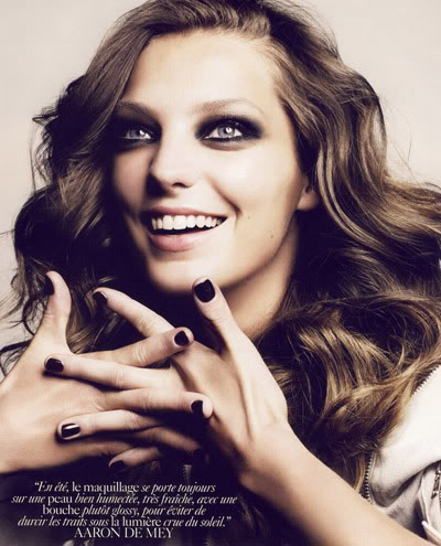 Daria Werbowy for Vogue Paris by Ben Hassett