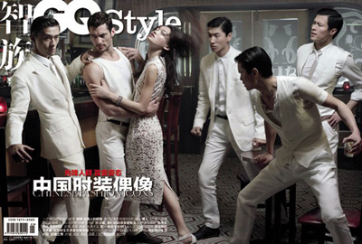 David Gandy and Dolce & Gabbana Clad Models for GQ Style China #1