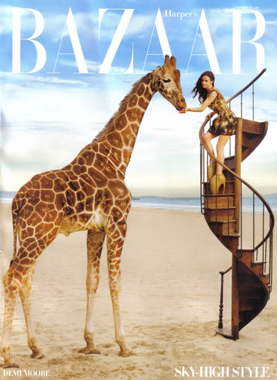 Demi Moore for Harper’s Bazaar