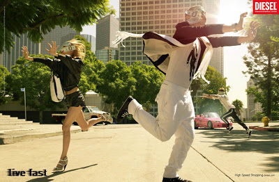 Diesel SS08 LIVE FAST by Laurie Bartley