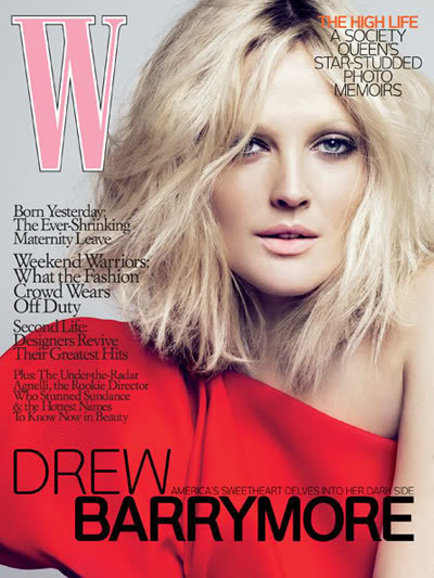 Drew Barrymore by Mert and Marcus for W Magazine