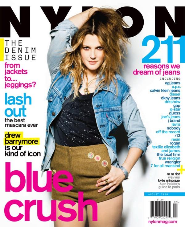 Drew Barrymore for Nylon