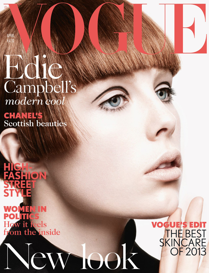 Edie Campbell for Vogue UK April 2013