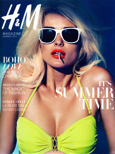 Edita Vilkeviciute by Camilla Akrans for H&M Summer 2012