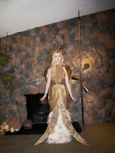 Elle Fanning in Rodarte by Bill Owens for A#11