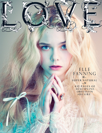 Elle Fanning by Mert & Marcus for LOVE