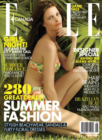 Elle Canada June 2010: Jessian Gravel by Leda & St Jacques