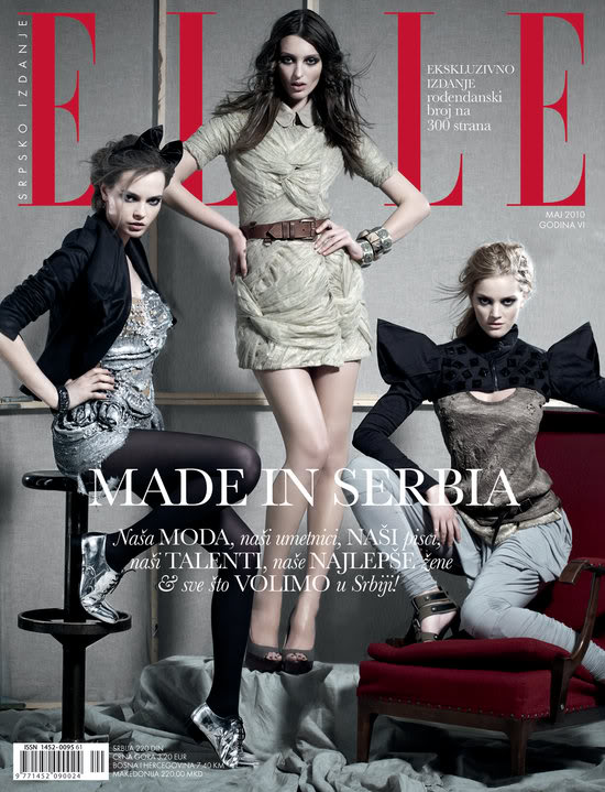 Elle Serbia: Georgina Stojiljkovic, Mina Cvetkovic and Olya Ivanisevic