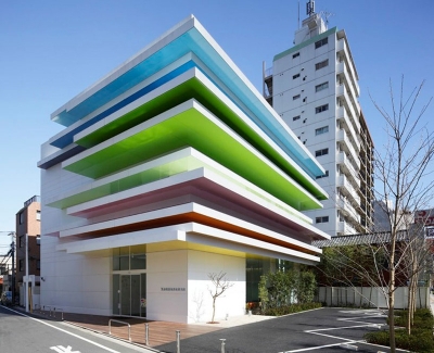 Sugamo Shinkin Bank by Emmanuelle Moureaux Architecture + Design