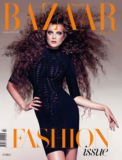 Eniko Mihalik for Harper’s Bazaar Spain