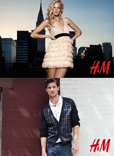 Erin Heatherton & Garrett Neff for H&M Summer 2011 by David Roemer