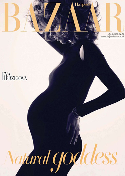 Eva Herzigova for Harper’s Bazaar UK April 2011