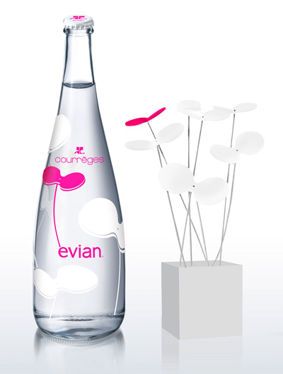 Evian’s 2012 Design Bottle by Courrèges