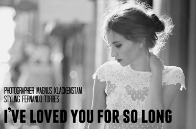 I’ve Loved You For So Long by Fernando Torres & Magnus Klackenstam for Design Scene