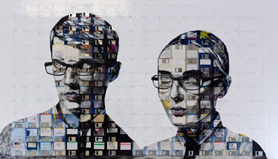 Floppy Disk Artwork by Nick Gentry