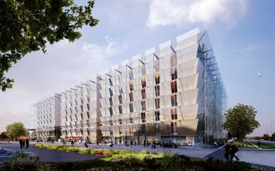 Five-star hotel close to Heathrow by Foster + Partners