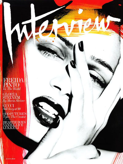 Freida Pinto by Mert & Marcus for Interview