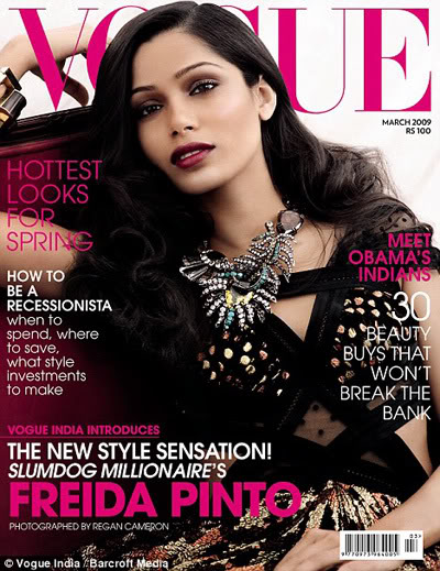 Freida Pinto for Vogue India by Regan Cameron