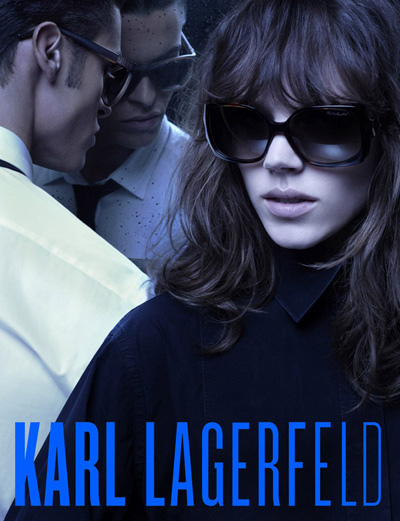 Freja Beha Erichsen & Baptiste Giabiconi for Karl Lagerfeld Eyewear