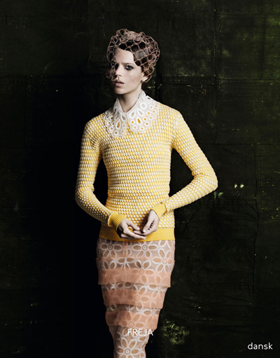 Freja Beha Erichsen by Christian Brylle for Dansk