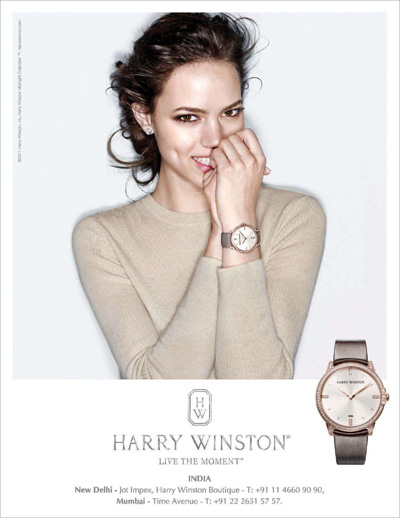 Freja Beha Erichsen for Harry Winston Timepieces