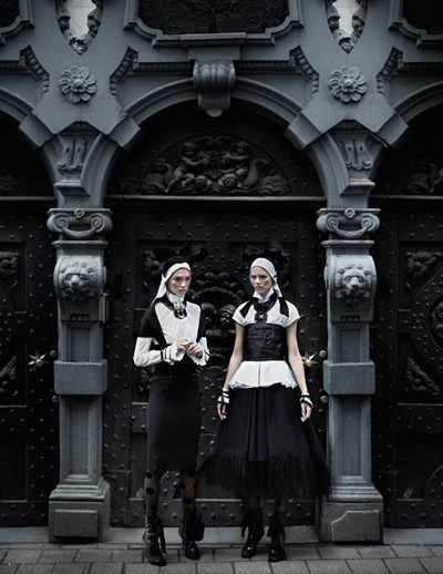 Freja Beha Erichsen & Arizona Muse for Vogue UK