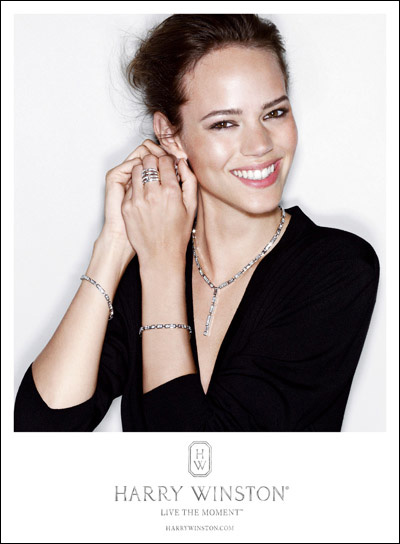 Freja Beha Erichsen by Patrick Demarchelier for Harry Winston Jewelry