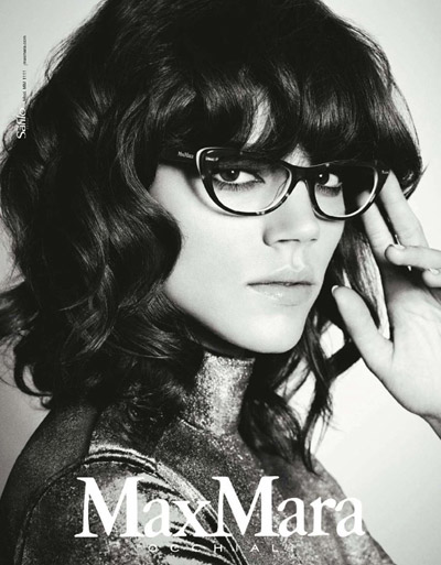 Freja Beha Erichsen for MaxMara Eyewear Fall Winter 2010.11