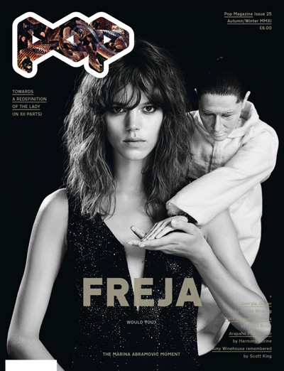 Freja Beha Erichsen for Pop Fall Winter 2011