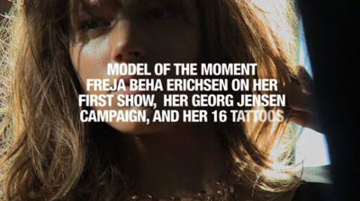 Freja Beha Erichsen for Style Studio