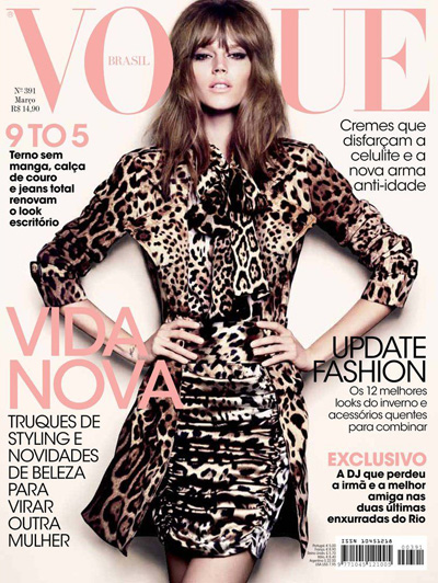 Freja Beha Erichsen for Vogue Brasil March 2011