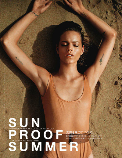 Freja Beha Erichsen for Vogue Nippon Beauty