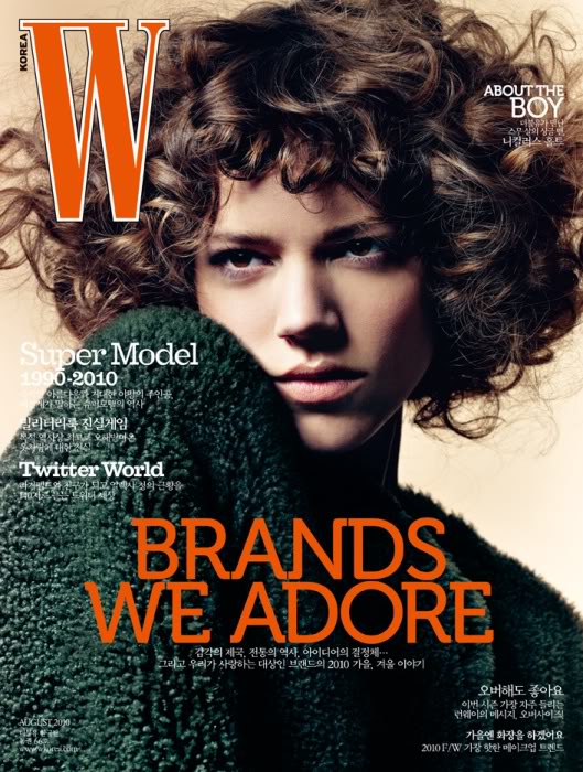 Freja Beha Erichsen for W Korea August 2010