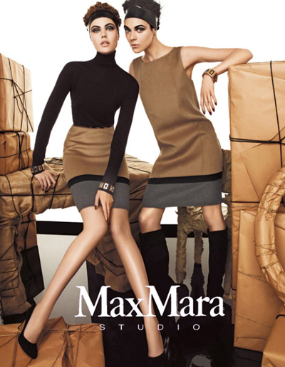 Frida Gustavsson & Kinga Rajzak for Max Mara Fall Winter 2011.12