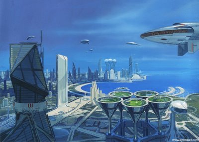 Future Doha: Qatar by Syd Mead