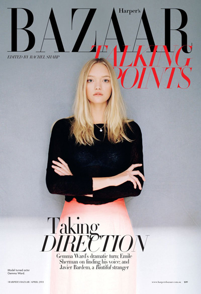 Gemma Ward for Harper’s Bazaar Australia