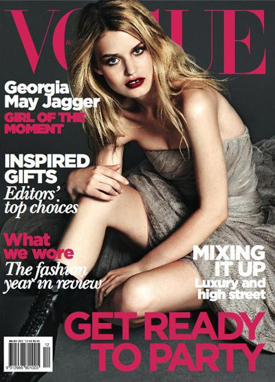 Georgia May Jagger for Vogue Australia