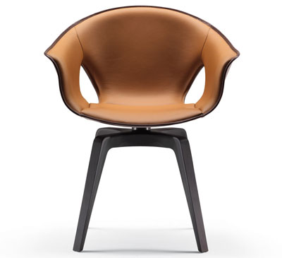 Ginger Chair by Roberto Lazzeroni for Poltrona Frau