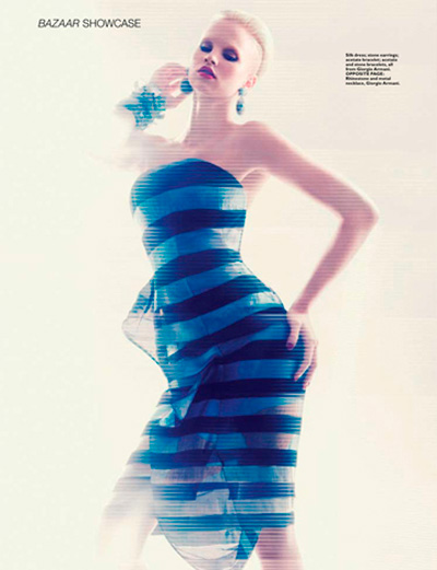 Giorgio Armani by Gan for Harper’s Bazaar