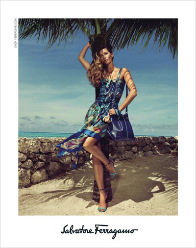 Gisele Bündchen for Salvatore Ferragamo Spring Summer 2012